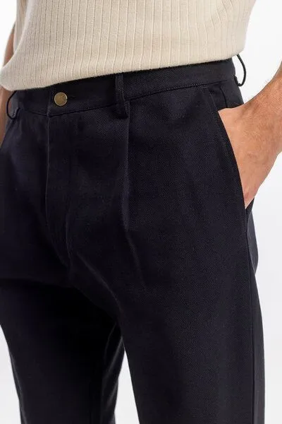 Rotholz Rotholz Chino Hose aus Bio Baumwolle, Schwarz, – Produktbild 4 von 4