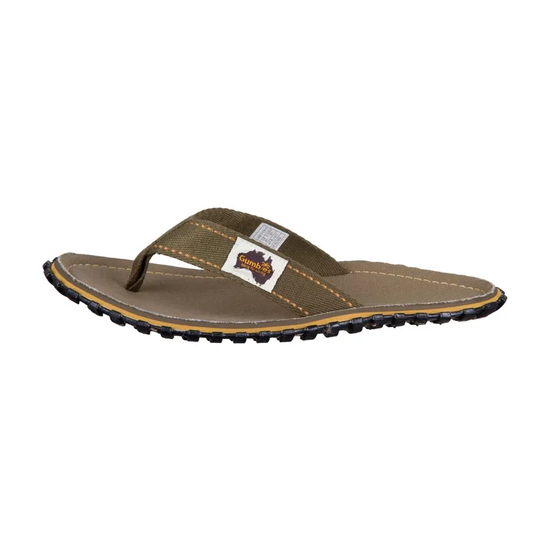 Gumbies Gumbies Classic, Khaki Herren Zehentrenner, Grün, – Produktbild 2 von 5