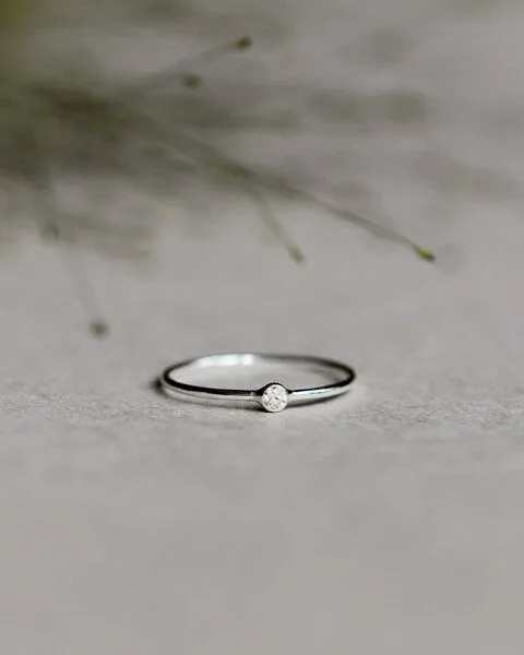 lille mus lille mus Ring 'Blingbling' 925 Silber, Silber, – Produktbild 1 von 2