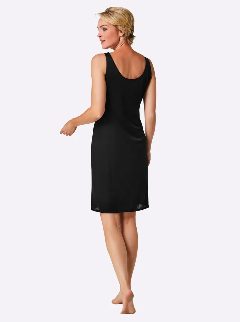wäschepur Unterkleid schwarz, Schwarz, – Produktbild 2 von 2