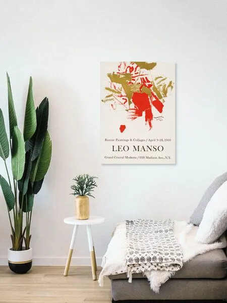 Photocircle Photocircle Poster / Leinwandbild - Leo Manso Ausstellungsposter von 1960 – Produktbild 4 von 4