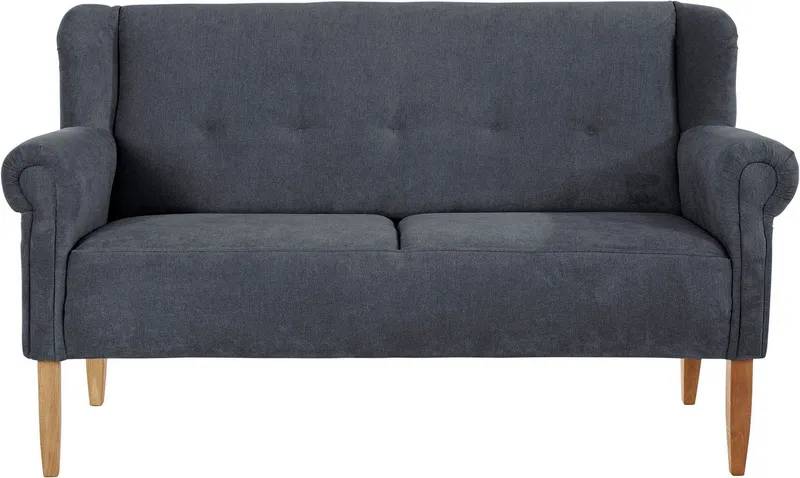 Home affaire Küchensofa Moro Couch mit Federkern, bequem, Breite, in verschiedenen Stoffe und Farben, Grau, – Produktbild 2 von 5
