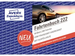 Avery Zweckform Avery Zweckform Formularbuch '222' Fahrtenbuch ECF, DIN A6 – Produktbild 1 von 1