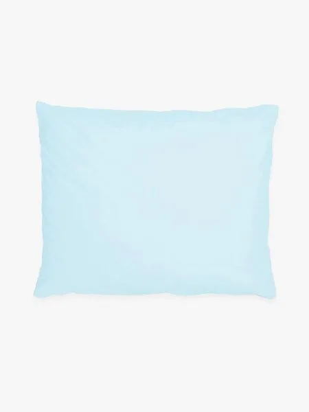 erlich textil erlich textil Fred Kopfkissenbezug aus weicher Bio-Baumwolle, made in Europe, Eisblau, – Produktbild 7 von 7