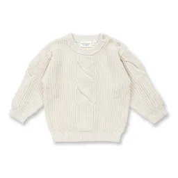 Sense Organics Sense Organics Baby Strickpullover in Cremeweiß Melange, Modell INOO – Produktbild 1 von 1