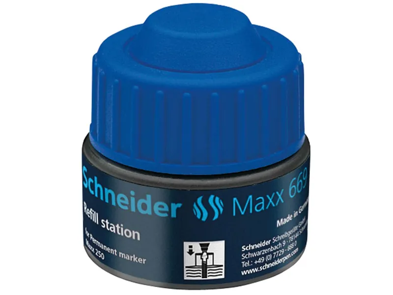 Schneider Schneider Nachfülltinte 669 für Permanent-Marker "Maxx 250" blau – Produktbild 1 von 1