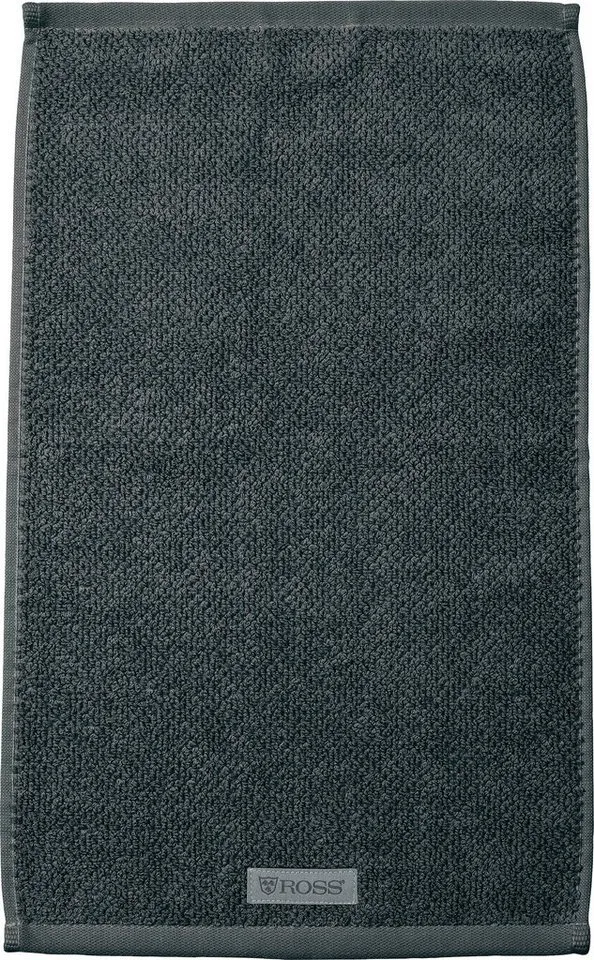 Ross Ross Gästehandtücher Selection, Frottier (6-St), 100 % Bio-Baumwolle, Grau, – Produktbild 6 von 6