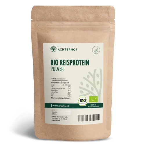 vom Achterhof Bio Reisprotein Pulver (250g) – Produktbild 1 von 1