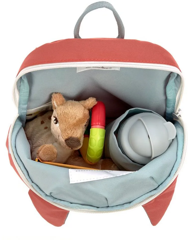 Lässig Lässig Kinderrucksack About Friends, Fuchs, PETA-approved vegan, Rot, – Produktbild 4 von 5