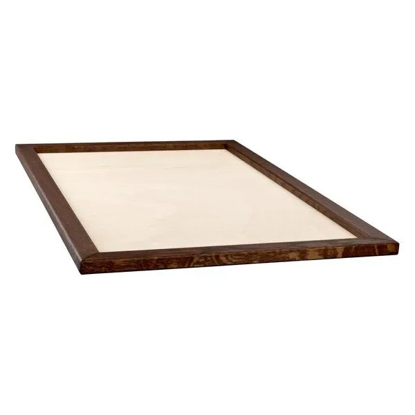 Kork-Deko Kork-Deko Rahmen 90x60 cm für Pinnwand aus Kork – Eiche dunkel – DIY Holzrahmen leer – Produktbild 4 von 4