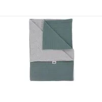 Hypf Hypf Babydecke Krabbeldecke Kuscheldecke Kinderwagendecke, Grün - grau, – Produktbild 1 von 1