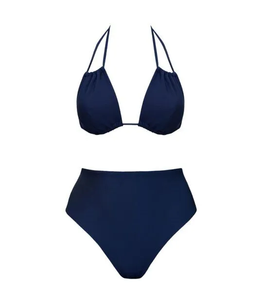 Anekdot Anekdot Bikini Set Low Versatile Top + Skyline High Slip, Navy (blue), – Produktbild 1 von 2