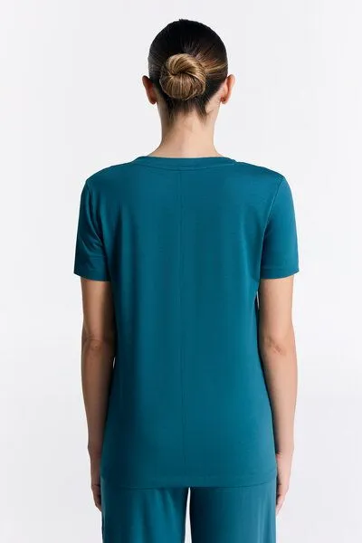 True North True North Damen Kurzarmshirt aus Bio-Baumwolle & Tencel Modal T1100, Libelle, – Produktbild 2 von 2