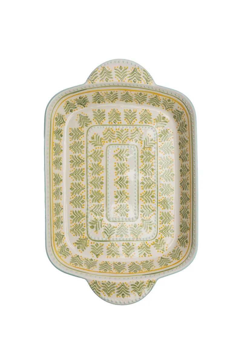 Tranquillo Auflaufform RETRO 45 cm - grün – Produktbild 1 von 2