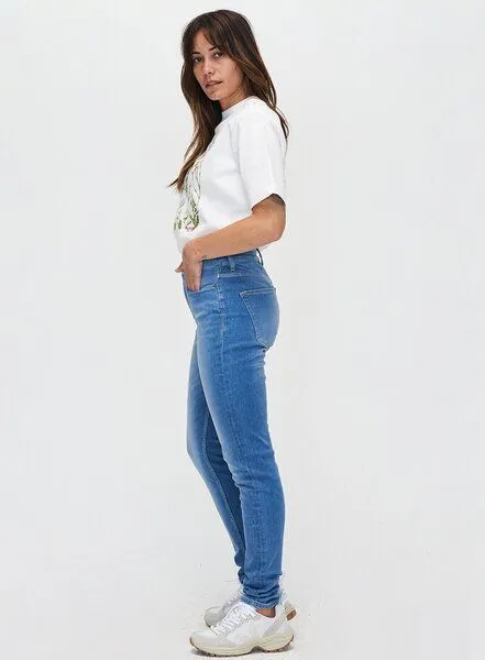 Kuyichi Kuyichi Jeans Super Skinny - Lizzy - aus Bio-Baumwolle, Blau (medium blue), – Produktbild 5 von 8