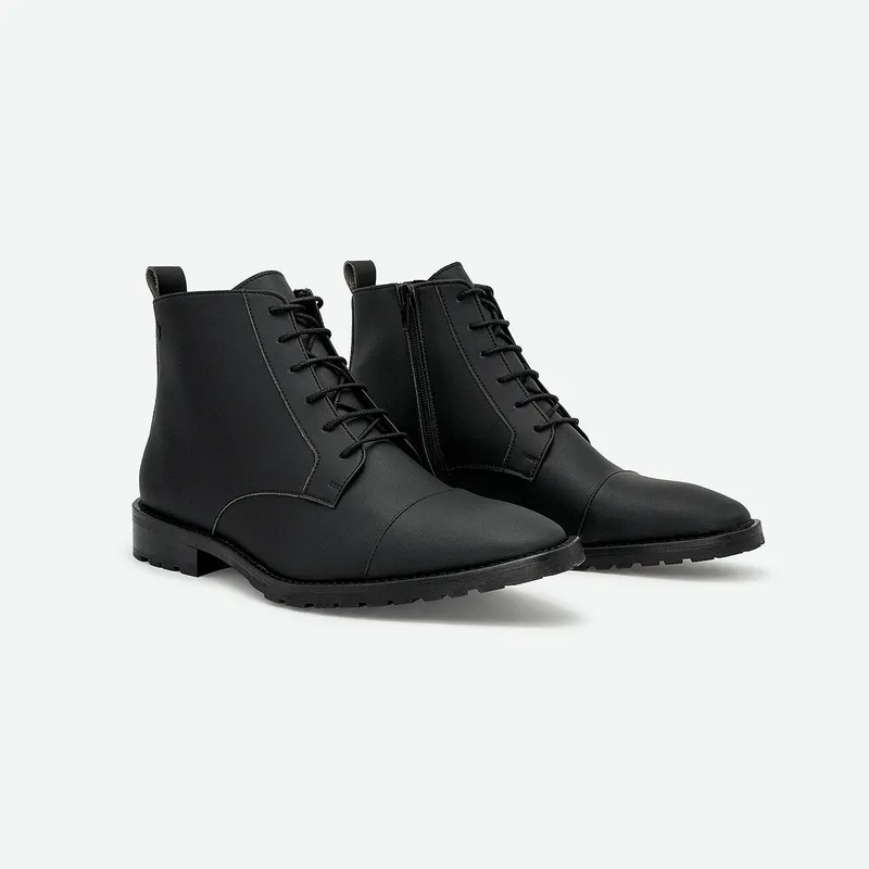 COG COG Herren vegan Stiefel Lincoln, Schwarz, – Produktbild 2 von 2