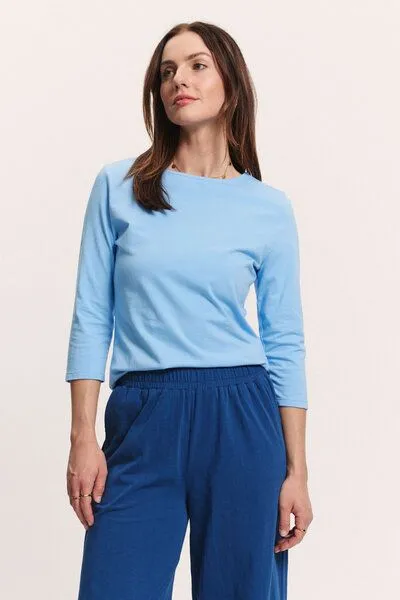 Tranquillo Tranquillo Jerseyshirt Jaadee aus Bio-Baumwolle - vista blue – Produktbild 3 von 5