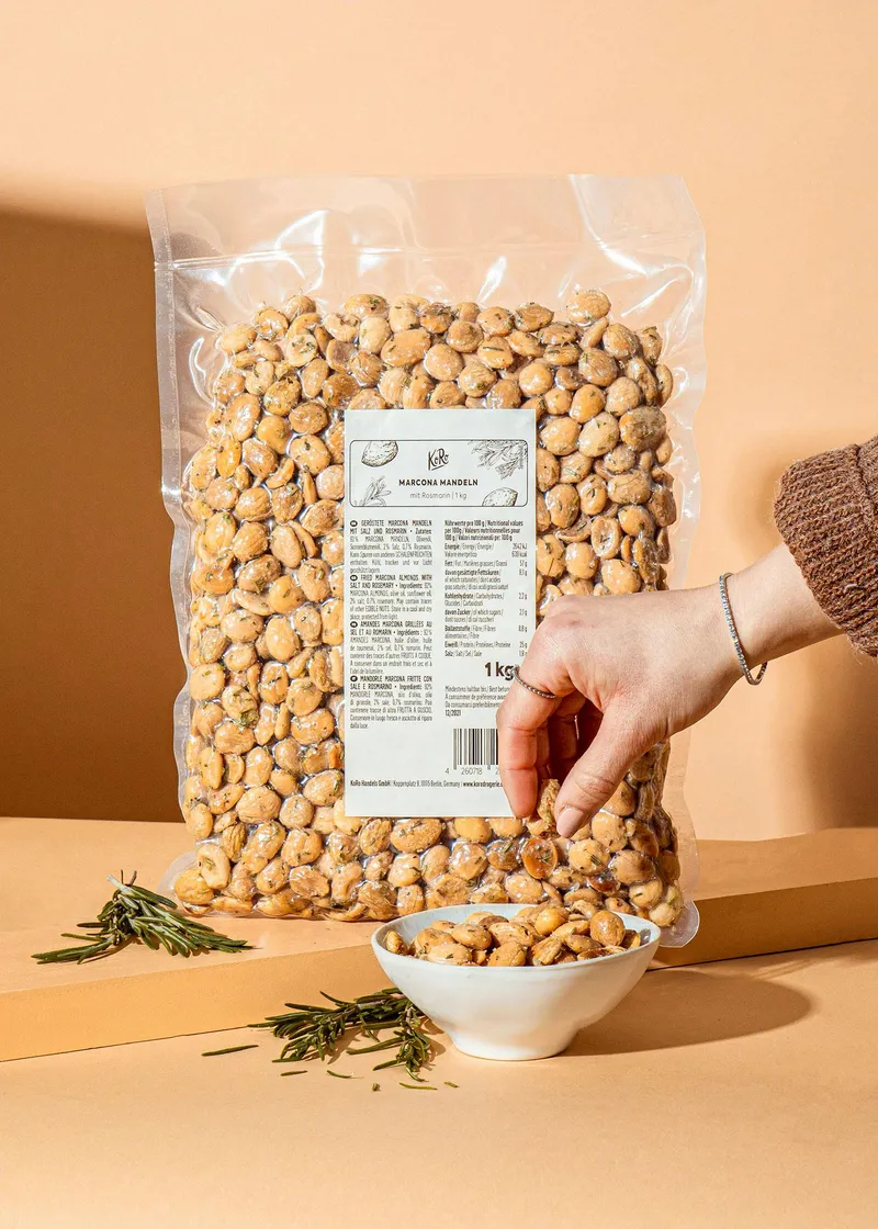 KoRo Marcona Mandeln mit Rosmarin 1 kg – Produktbild 5 von 5