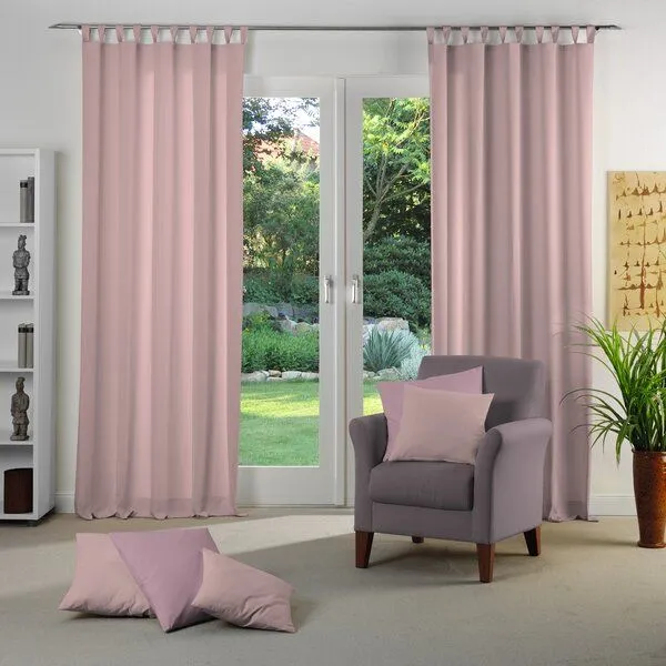 Nature by Adam Nature by Adam Kissenhülle aus 100% Bio-Baumwolle Uni Collection, Rosa, – Produktbild 1 von 4