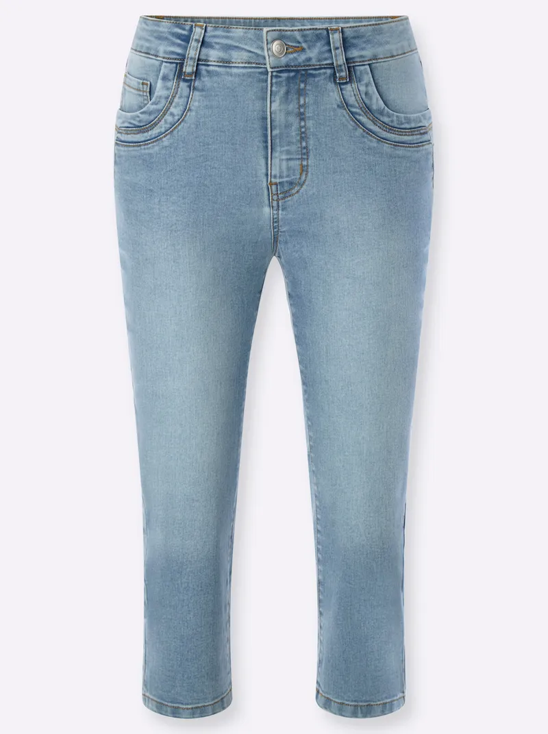 heine Caprijeans, Blue-bleached, – Produktbild 2 von 2