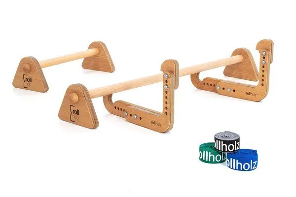 rollholz rollholz Klimmzugstange aus Holz für jeden Türrahmen – Produktbild 1 von 7
