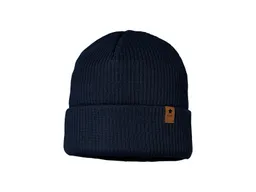 Maximo Baby und Kinder Beanie mit Umschlag Bio-Baumwolle Strick dunkelmarine Gr. 55 – Produktbild 1 von 1