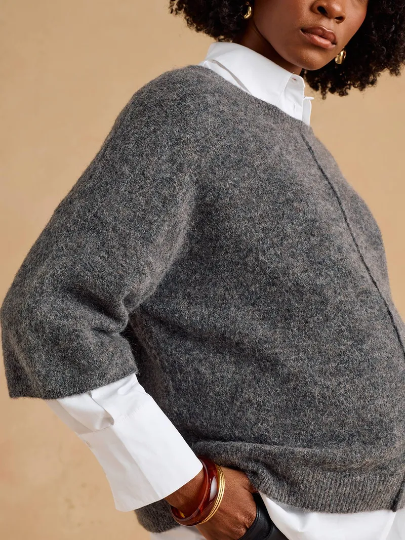 Envie De Fraise Pullover für Schwangerschaft & Stillzeit, Schokolade, – Produktbild 3 von 4