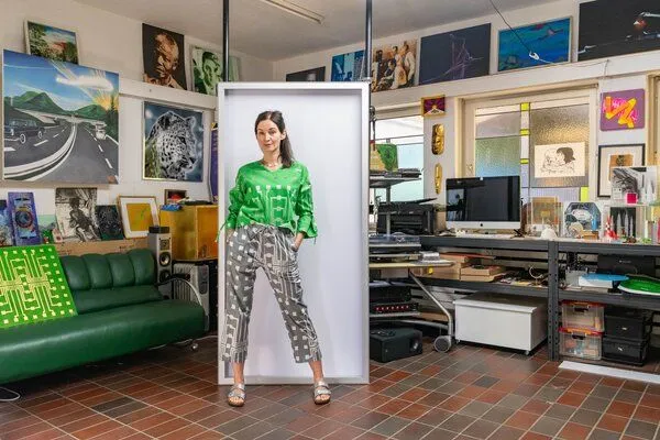 Sophia Schneider-Esleben Sophia Schneider-Esleben PJ Pants - aus Bio Baumwolle, Grau, – Produktbild 3 von 4