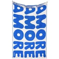 KLEKKS Wolldecke "KLEKKS" aus 100% Wolle (mulesingfrei), Klekks no. 11 (blau/weiß), – Produktbild 1 von 1