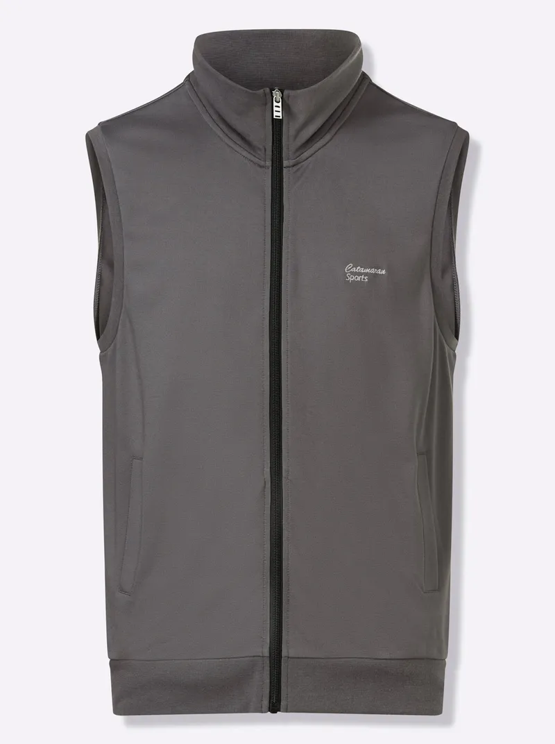 Catamaran Sports Sweatweste anthrazit, Anthrazit, – Produktbild 1 von 2