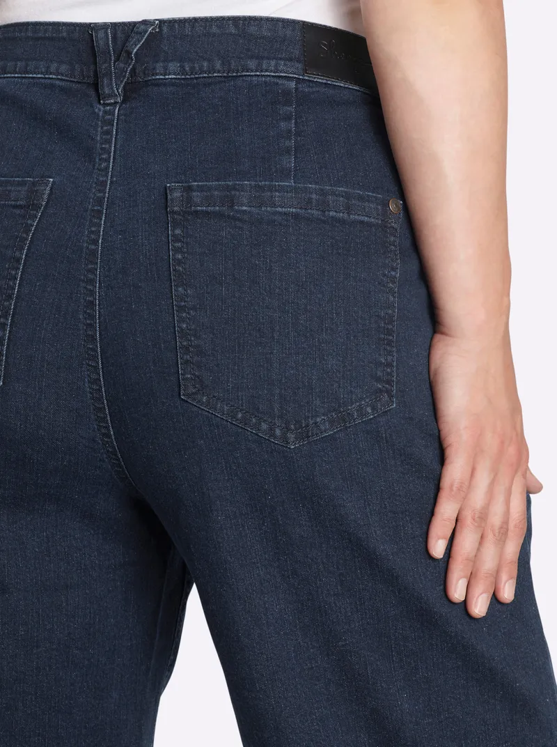 sheego Jeans dark blue, Dark blue, – Produktbild 3 von 3