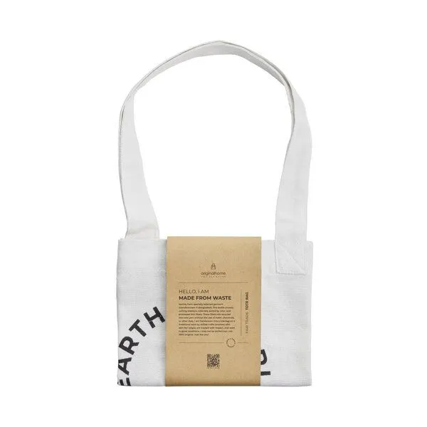 Originalhome Originalhome Tote aus recycelte Baumwolle, M, Weiß, – Produktbild 2 von 2