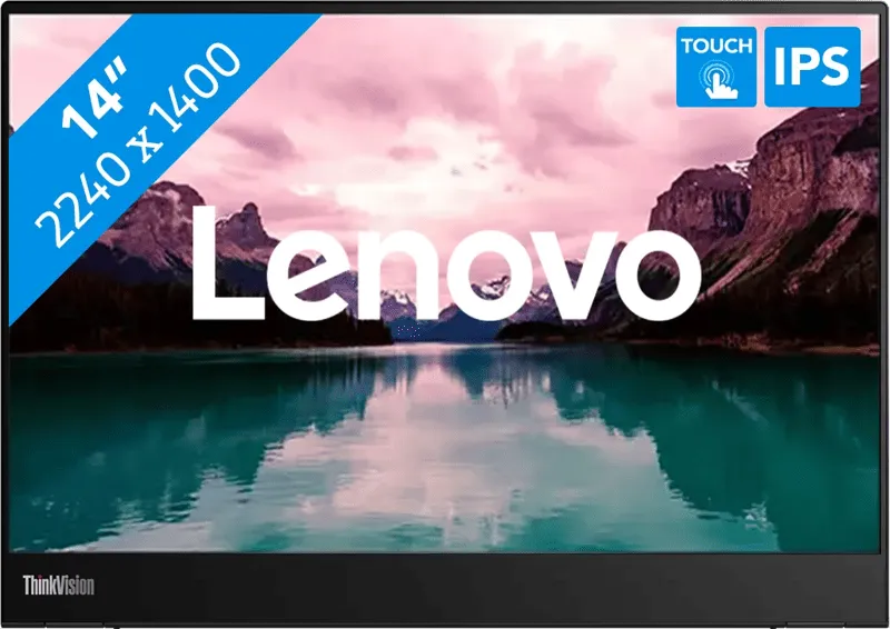 Lenovo Lenovo ThinkVision M14t Gen 2 - LED-Monitor - 35.6 cm (14") – Produktbild 1 von 1
