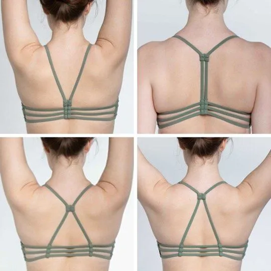 Inaska INASKA Multiway Bikini Oberteil CHILL, Khaki, – Produktbild 3 von 4