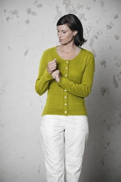 HempAge HempAge Damen Cardigan Carina, Fern, – Produktbild 2 von 3