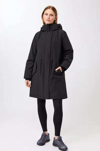LangerChen LangerChen Parka locker geschnitten und wattiert, Black (schwarz), – Produktbild 1 von 4