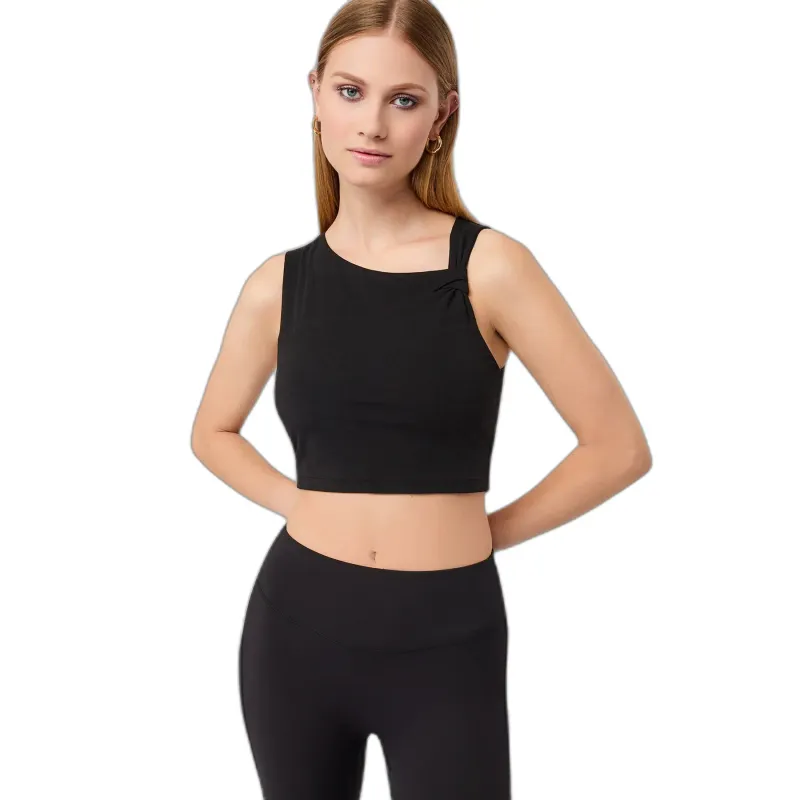 mandala Kurzes Damen-Tanktop Mandala Serenity, Noir, – Produktbild 1 von 1