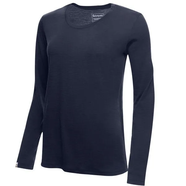 Kaipara - Merino Sportswear Kaipara - Merino Sportswear Merino Langarm Unterhemd Damen Regular 150, Marine, – Produktbild 2 von 2