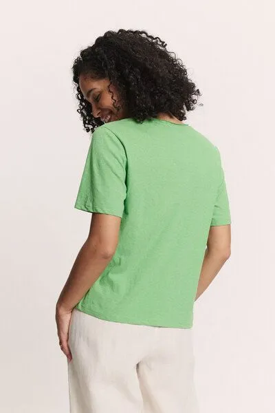 Tranquillo Tranquillo Jerseyshirt Liiz aus Leinen - peppermint green – Produktbild 5 von 6