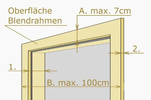 rollholz rollholz Klimmzugstange aus Holz für Türrahmen (ohne Bohren & Schrauben) – Produktbild 3 von 4