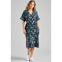 Dedicated DEDICATED Damen vegan Kleid Kallvik Strawberry Field Schwarz – Produktbild 1 von 1