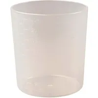 Klar Klar Messbecher aus Polypropylen, Skala von 10 - 150 ml – Produktbild 1 von 1