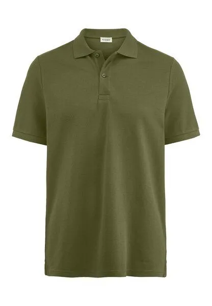 hessnatur hessnatur Piqué Polo Regular aus reiner Bio-Baumwolle, Seetang, – Produktbild 3 von 4