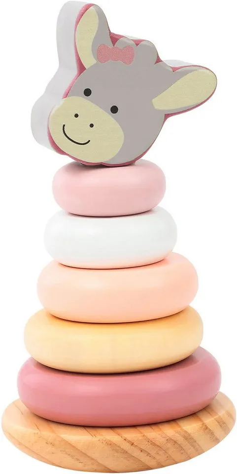 Sterntaler Sterntaler Stapelspielzeug Emmi Girl Stapelturm Holz, Rosa, – Produktbild 2 von 4