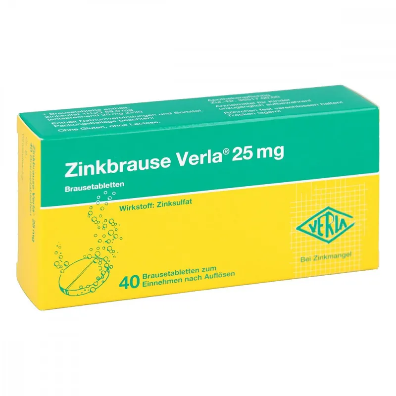 Zink Verla Zink Verla Zinkbrause Verla 25mg – Produktbild 2 von 3