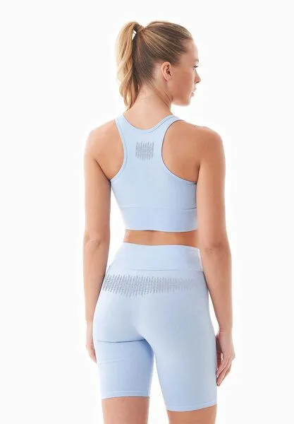 ORGANICATION ORGANICATION BETSYY | Bralette aus Bio-Baumwolle, Powder blue, – Produktbild 4 von 4