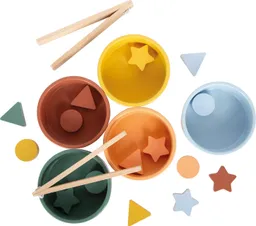 small foot small foot Steckspielzeug Sortierspiel Montessori mit Zange – Produktbild 1 von 1