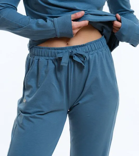 Gary Mash GARY MASH Pyjama Mary aus TENCEL Lyocell Mix, Petrol, – Produktbild 1 von 4