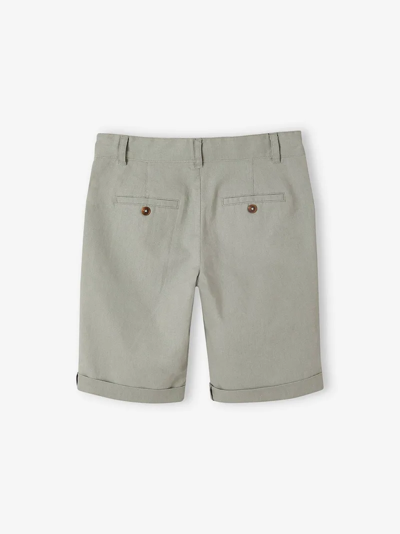 Vertbaudet Festliche Jungen Shorts, Salbeigrün, – Produktbild 3 von 3