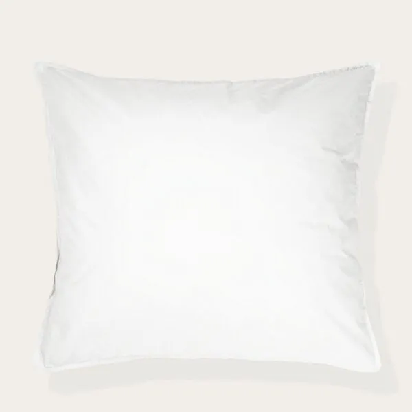 KUSHEL KUSHEL Kissenbezug Perkal Bio Baumwolle, Snow white (weiss), – Produktbild 1 von 4